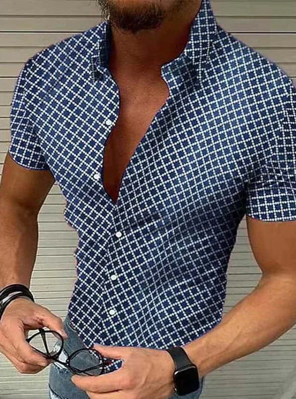 Herre T Shirt Komfortabel Moderne Design 100% Bomuld-1