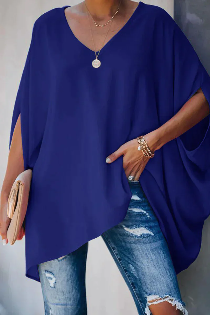 Variant image for Damer Bluse Løs Stil Let Vævning Elegant Silhuet-11