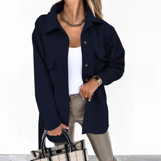 Variant image for Let Sommerjakke Dame Trendy Design Åndbart Stof-10