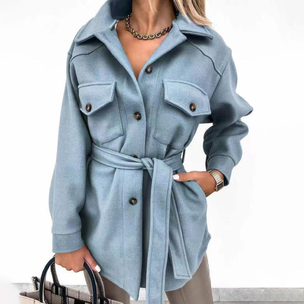 Variant image for Let Sommerjakke Dame Trendy Design Åndbart Stof-1