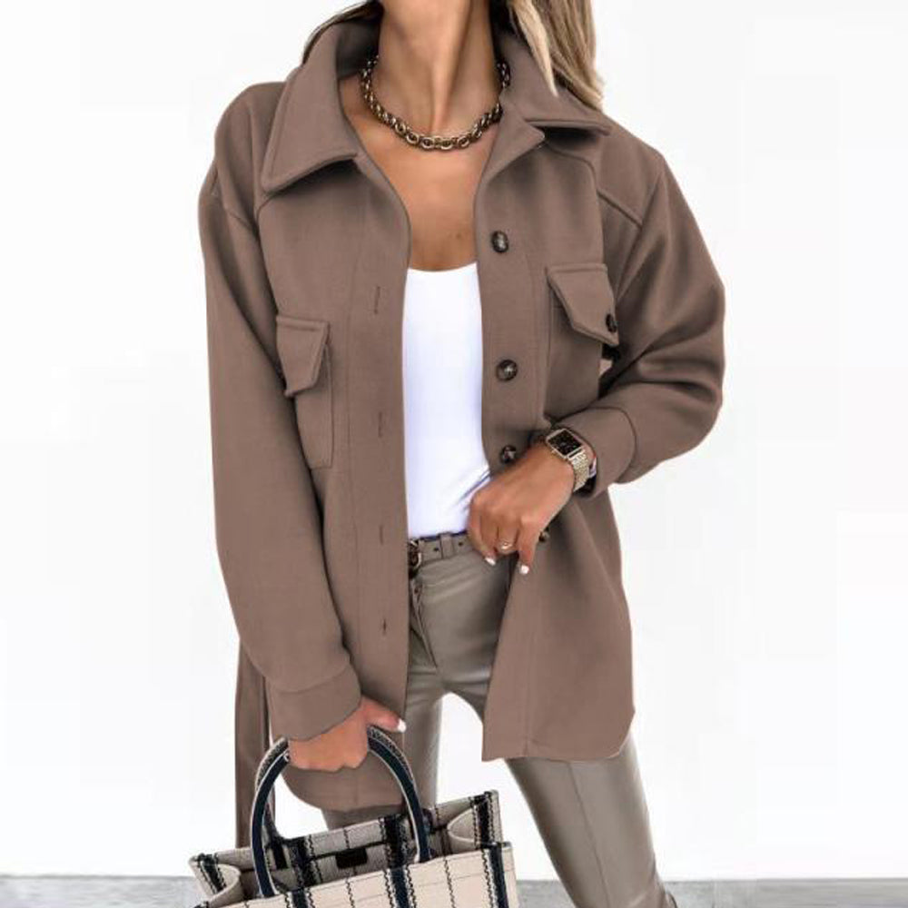 Variant image for Let Sommerjakke Dame Trendy Design Åndbart Stof-28