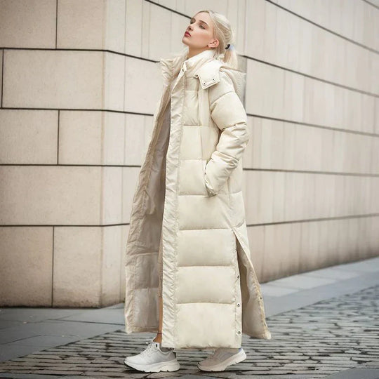 Variant image for Lang Vinterjakke Dame Elegant Polyester-8