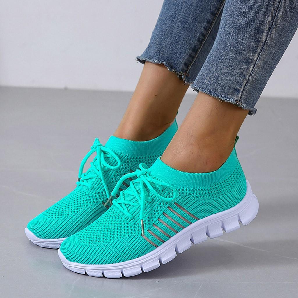 Kvinders Sneakers Komfortabel Fleksibel Tekstil-1