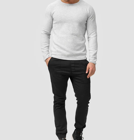 Herre Zipper Trøje Elegant Design 100% Bomuld - Moderne Trøjer til Mænd-2