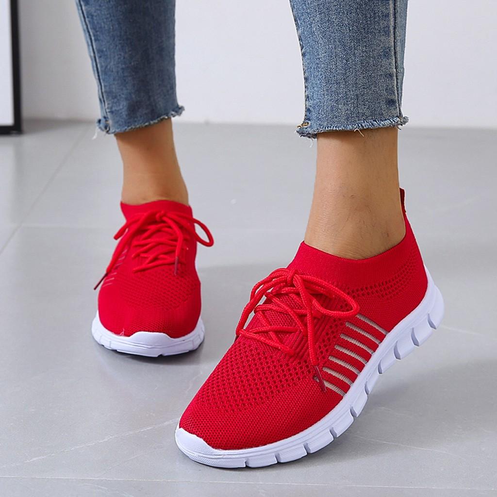 Kvinders Sneakers Komfortabel Fleksibel Tekstil-4