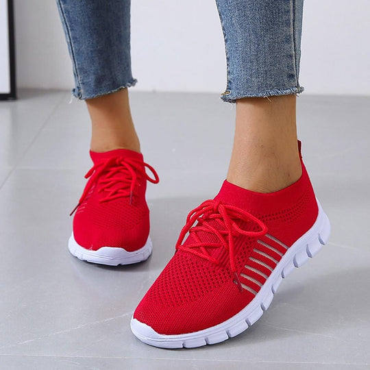 Kvinders Sneakers Komfortabel Fleksibel Tekstil-4