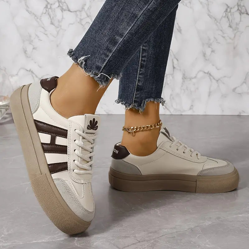 Kvinders Sneakers Letvægtsdesign Komfortabel Moderne Tekstil-5
