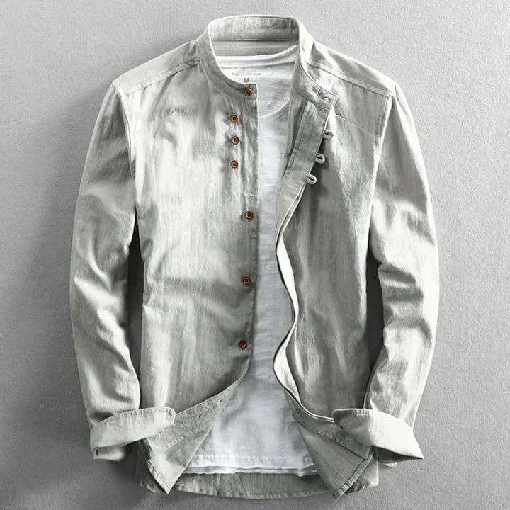 Variant image for Herre Bluse Japansk Stil Let 100% Bomuld-22