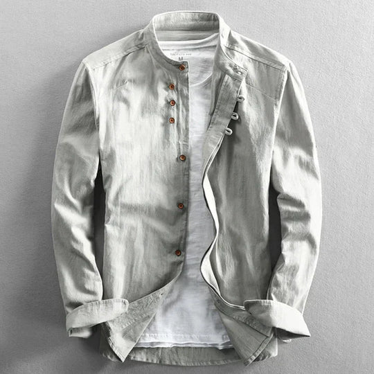 Variant image for Herre Bluse Japansk Stil Let 100% Bomuld-22