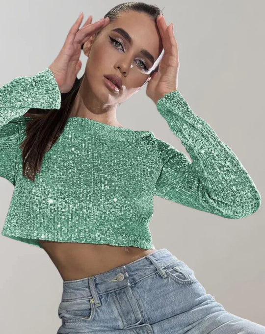 Variant image for Naisten Crop Top Tyylikäs Laadukas Kangas-25