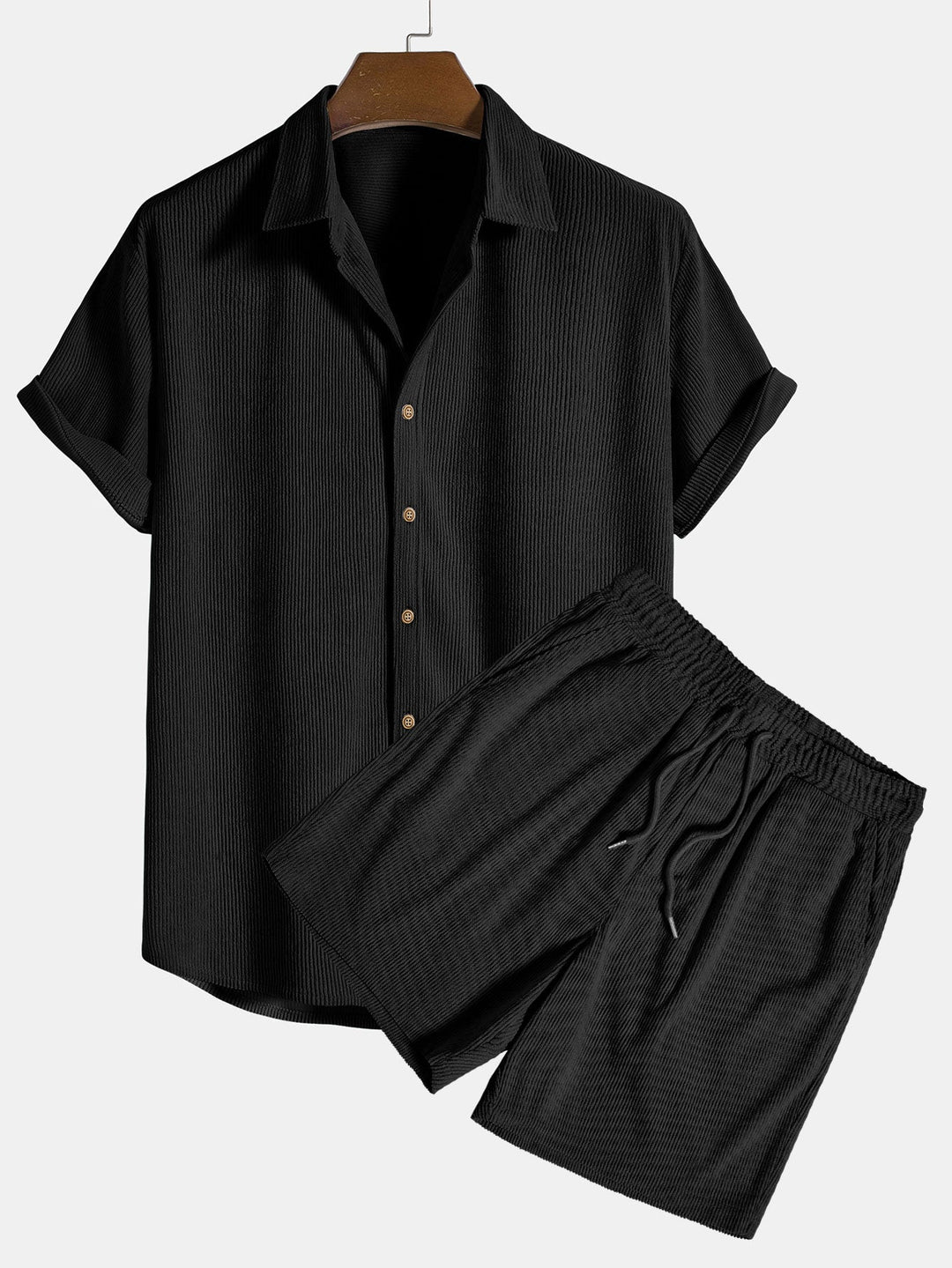 Heren 2-delige Set Corduroy Stijlvol en Comfortabel 2