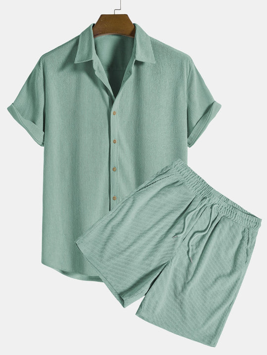 Heren 2-delige Set Corduroy Stijlvol en Comfortabel 3