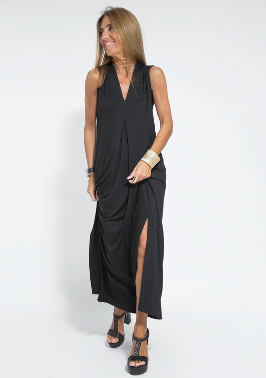 Variant image for Kvinders Lang Kjole og Vest Elegant Let Stof-13