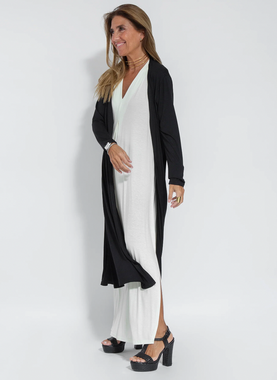 Variant image for Kvinders Lang Kjole og Vest Elegant Let Stof-7