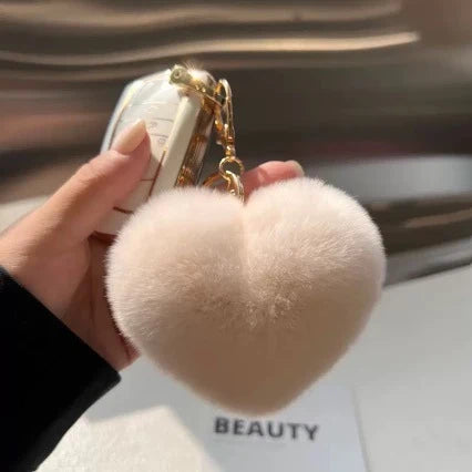 Accesoriu Breloc Inimă Pluș pentru Femei 0