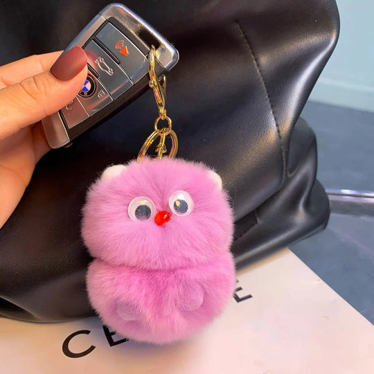 Accesoriu breloc cu animale de pluș jucăuș pentru femei și bărbați 15