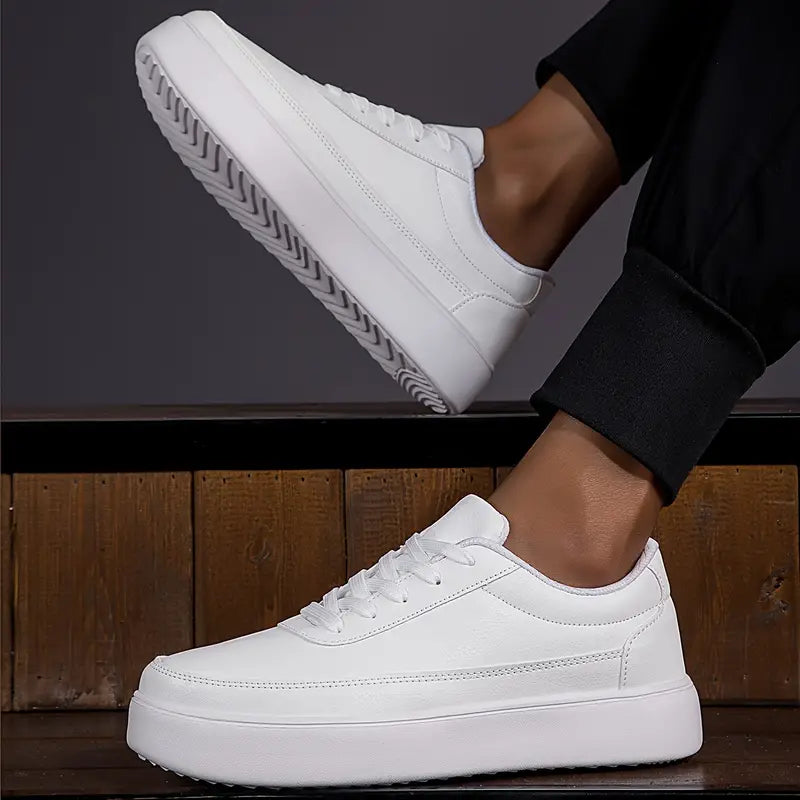 Mænds Skate Sneakers Minimalistisk Åndbart Materiale-4
