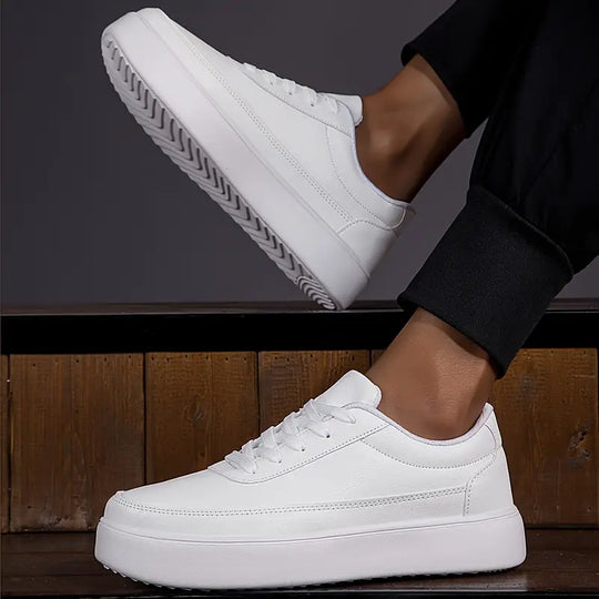 Mænds Skate Sneakers Minimalistisk Åndbart Materiale-4
