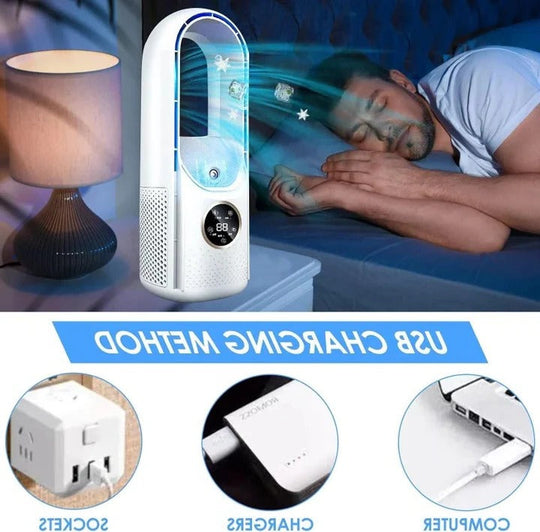 Aparat de Aer Condiționat Portabil Fără Lame pentru Răcire Silențioasă 5