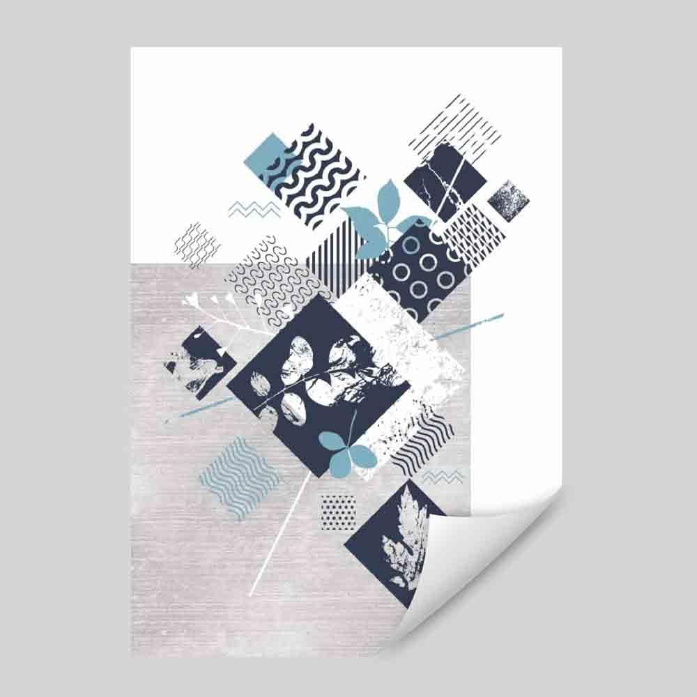 Artă de Perete Florală și Geometrică pentru Decor Interior 0