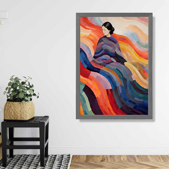 Artă de perete abstractă pentru femei 2