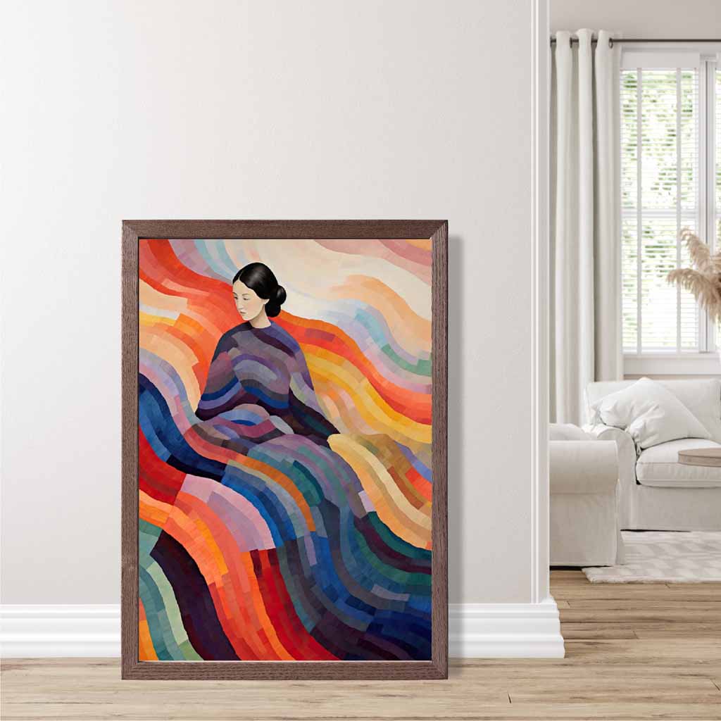 Artă de perete abstractă pentru femei 5