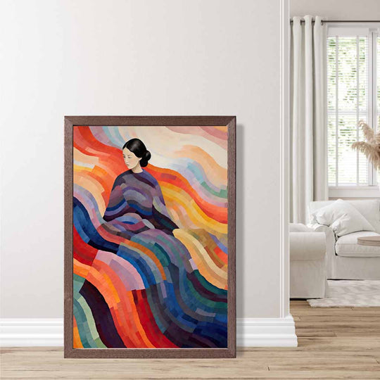 Artă de perete abstractă pentru femei 5