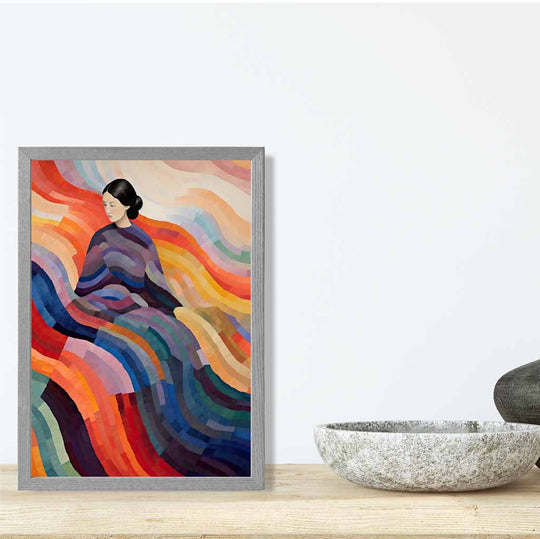 Artă de perete abstractă pentru femei 8