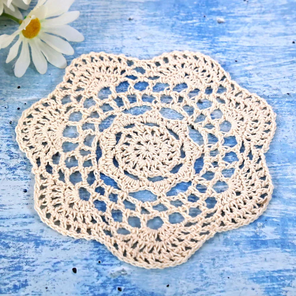 Artă decorativă rotundă de perete Macramé pentru interior 10