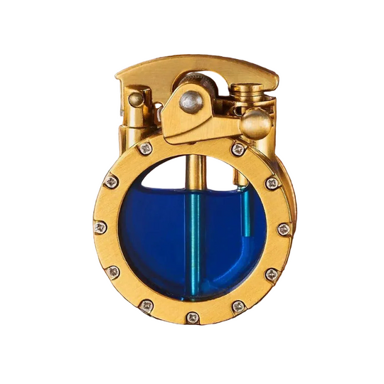Arzător de Ulei Vintage cu Design de Ceas de Buzunar