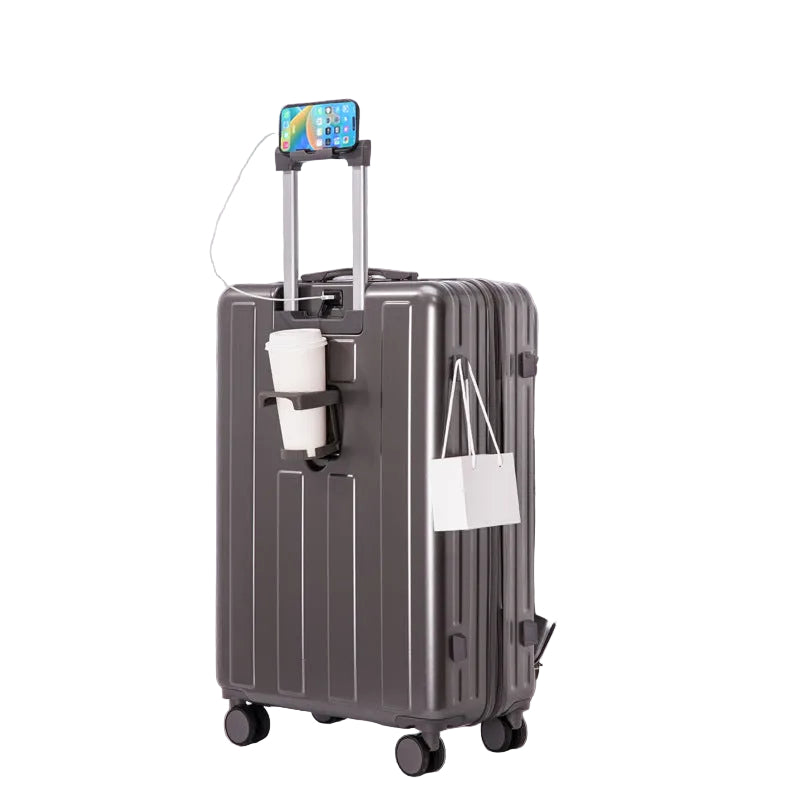 Bagaj Unisex Hardshell Modern cu Stație de Încărcare Integrată 0