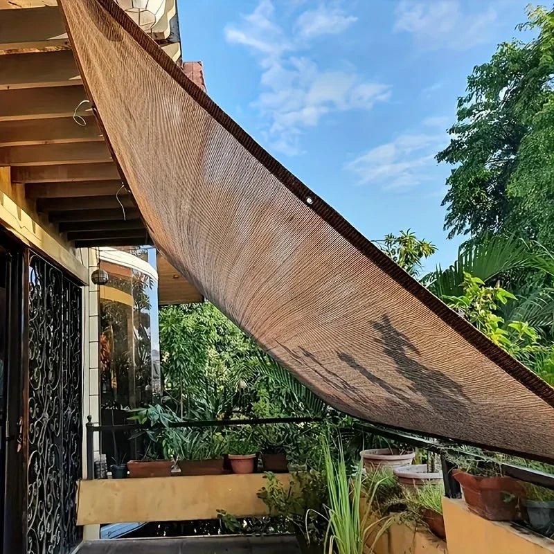Baldachin de protecție solară pentru exterior cu plasă de umbrire 5