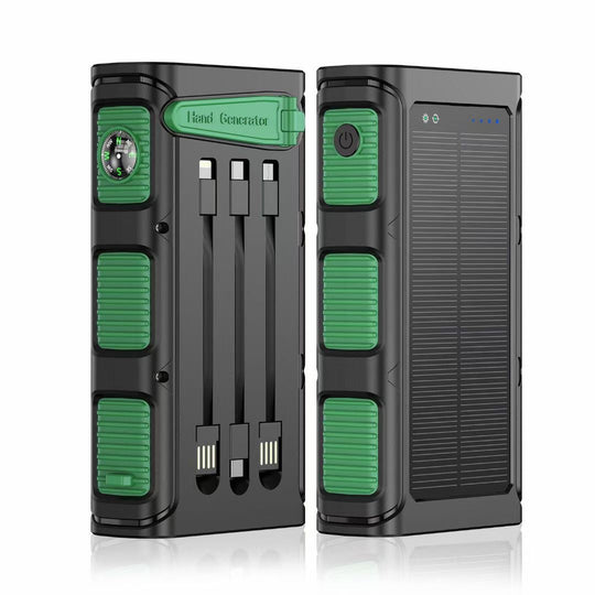 Bancă de Energie Solară Multifuncțională cu Busolă și Încărcare Rapidă pentru Activități Outdoor 1