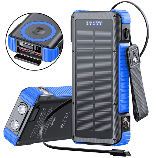Bancă de energie solară multifuncțională cu afișaj LED pentru utilizare outdoor 6