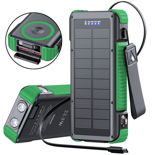 Bancă de energie solară multifuncțională cu afișaj LED pentru utilizare outdoor 8