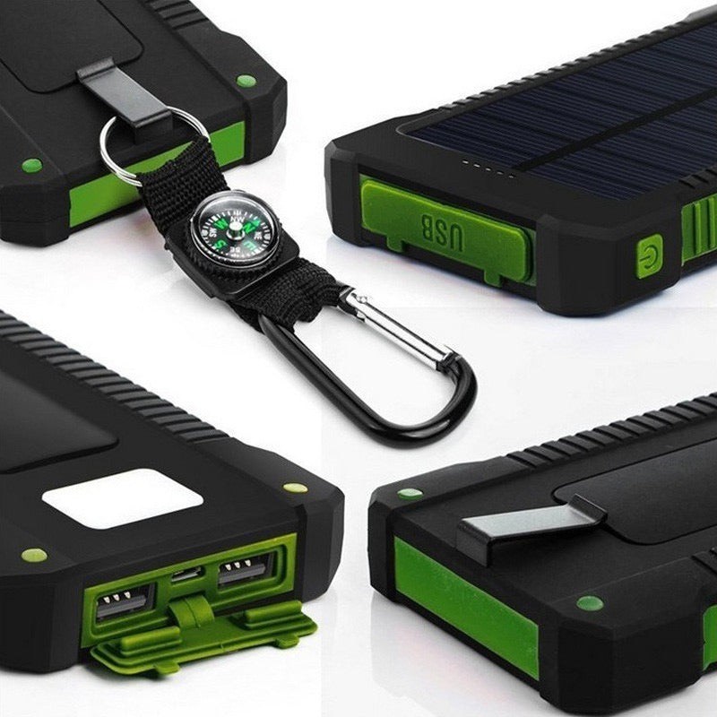 Bancă de energie solară portabilă cu încărcare eficientă și carcasă rezistentă 2