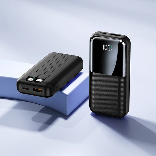 Baterie Externă 20000 mAh Compactă cu Două Ieșiri USB pentru Smartphone-uri și Tablete 0