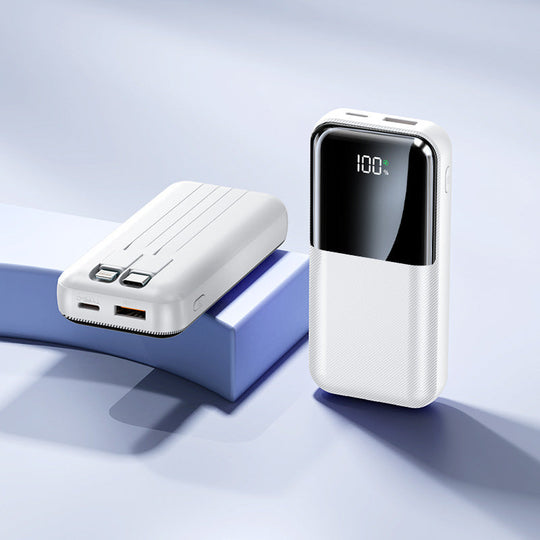 Baterie Externă 20000 mAh Compactă cu Două Ieșiri USB pentru Smartphone-uri și Tablete 4
