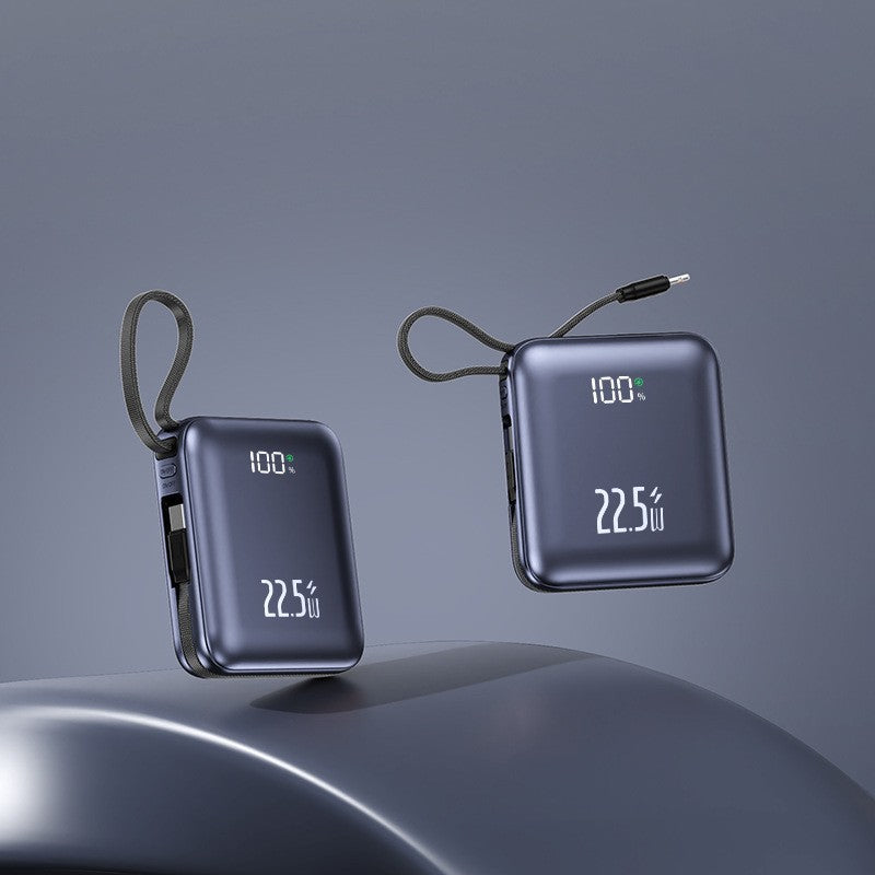 Baterie Externă Portabilă 10000 mAh cu Display LCD pentru iPhone și Android 0
