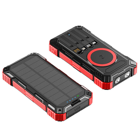 Baterie Externă Solară Robustă cu Conexiuni Multifuncționale pentru Outdoor 0