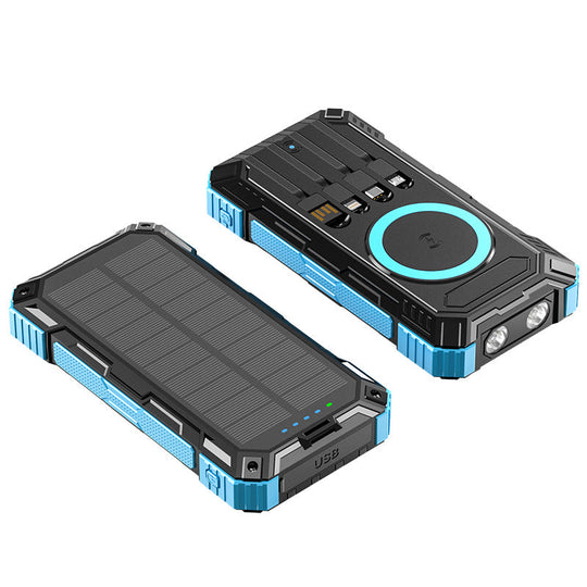 Baterie Externă Solară Robustă cu Conexiuni Multifuncționale pentru Outdoor 5