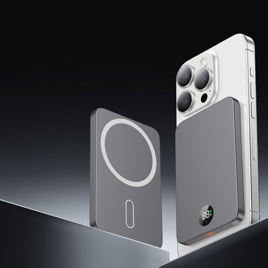Baterie Externă Wireless Magnetică Portabilă pentru Smartphone-uri și iPhone 4
