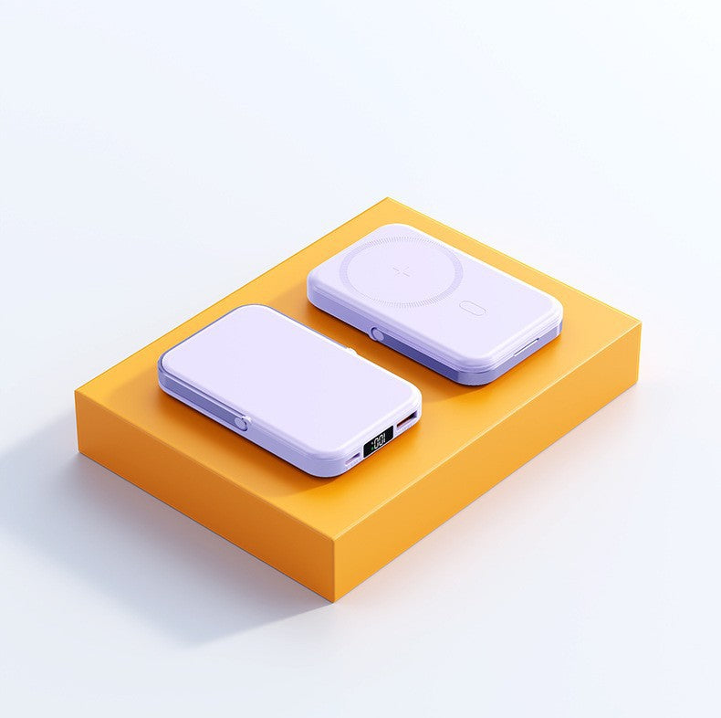 Baterie Externă Wireless Portabilă cu Funcție Magnetică și Afișaj Digital 0
