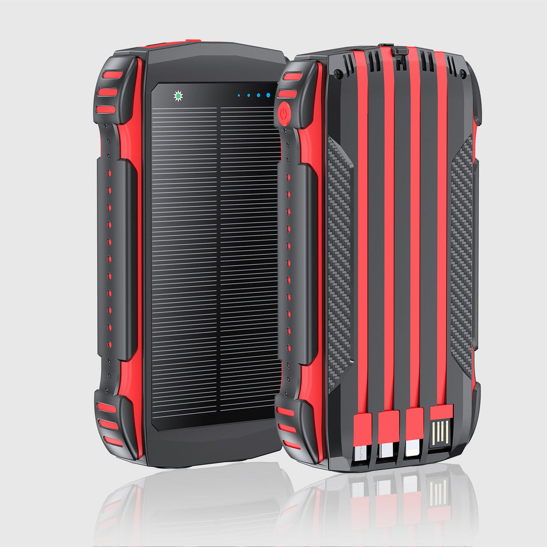 Baterie solară portabilă cu iluminare LED integrată și design rezistent 2