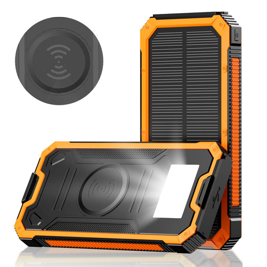 Baterie solară portabilă cu încărcare rapidă și adaptor wireless 0