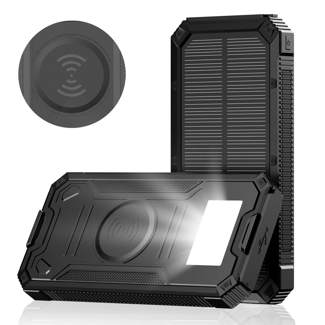 Baterie solară portabilă cu încărcare rapidă și adaptor wireless 6