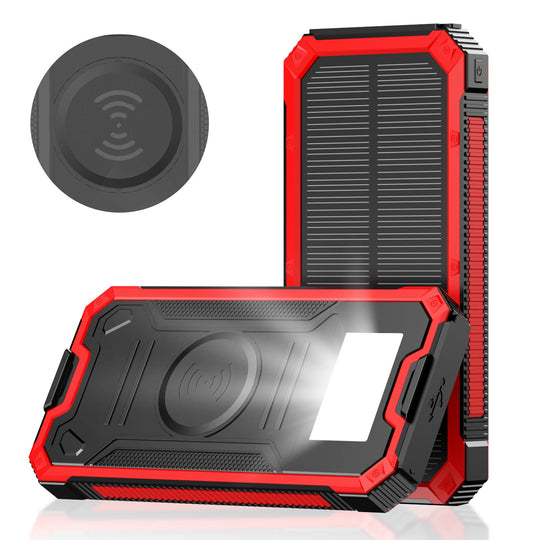 Baterie solară portabilă cu încărcare rapidă și adaptor wireless 7
