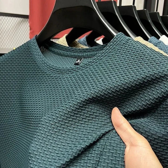 Variant image for Herre T Shirt Korte Ærmer Åndbart Mesh Trænings T Shirt-25