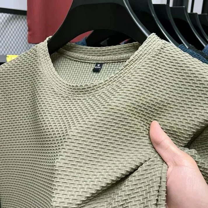 Variant image for Herre T Shirt Korte Ærmer Åndbart Mesh Trænings T Shirt-11