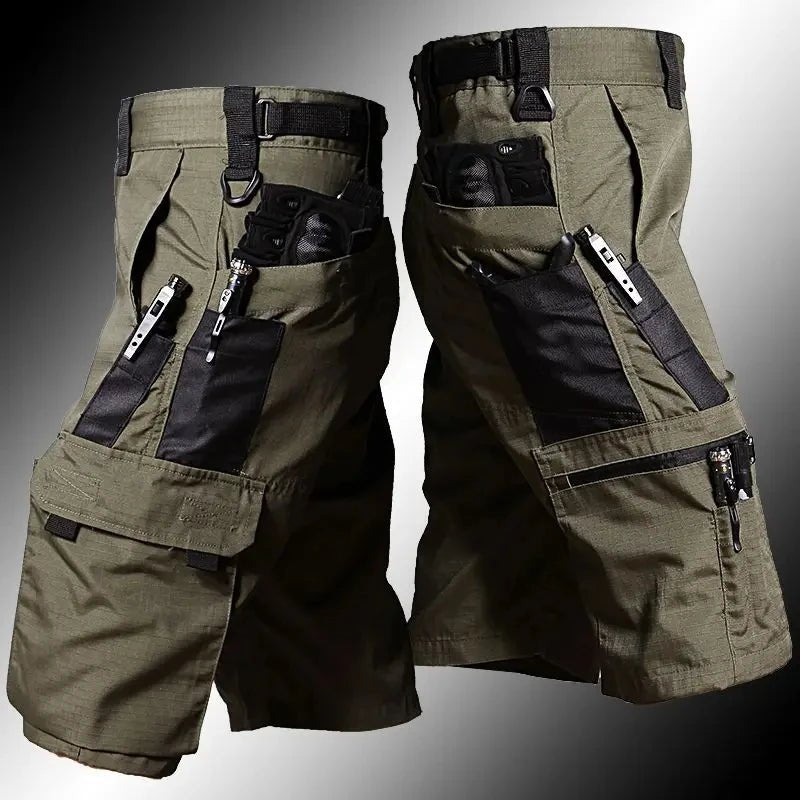 Bermudă pentru bărbați cu design camuflaj 4